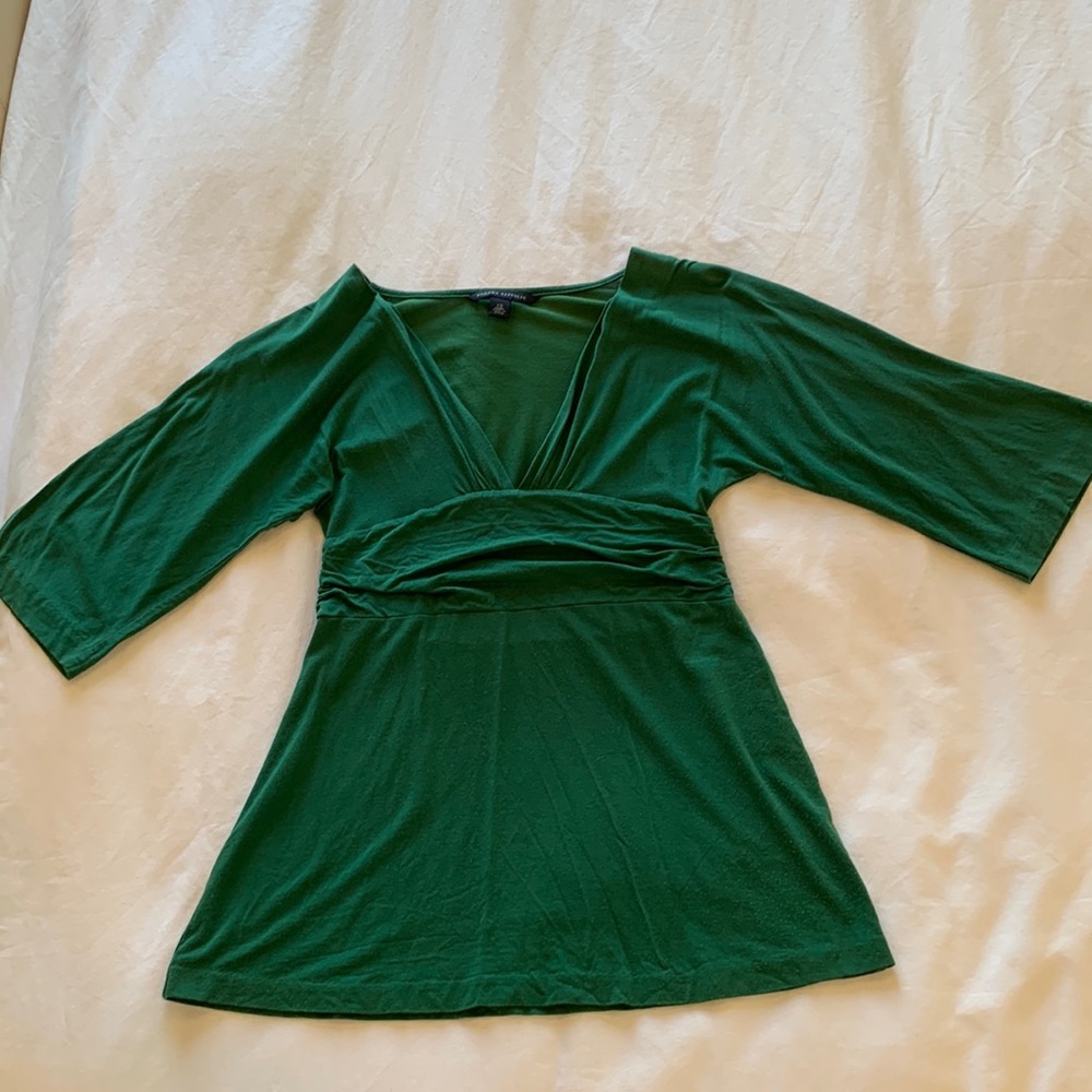 Banana Republic blouse (59% silk, 41% cotton)